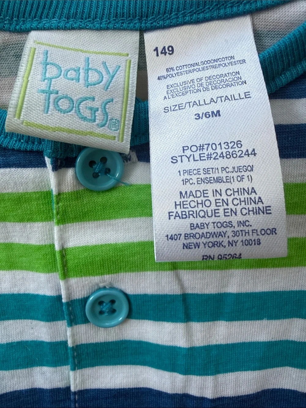 Vintage sleeveless striped